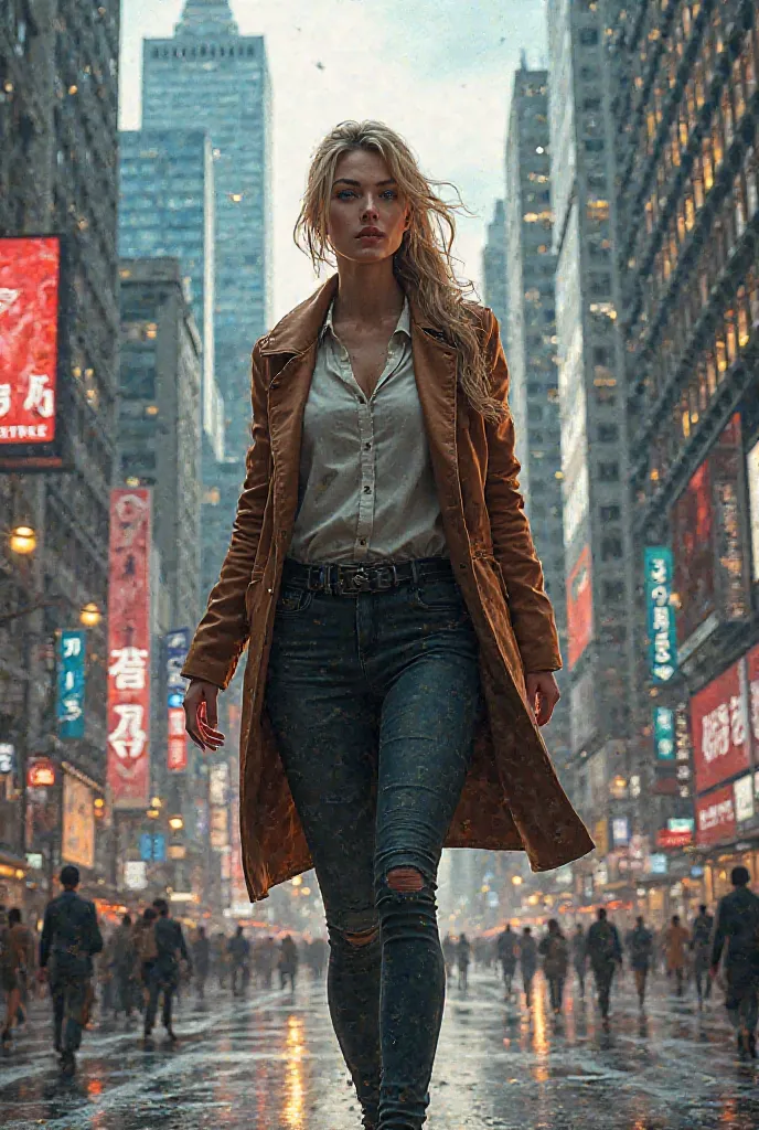 Woman in the city 