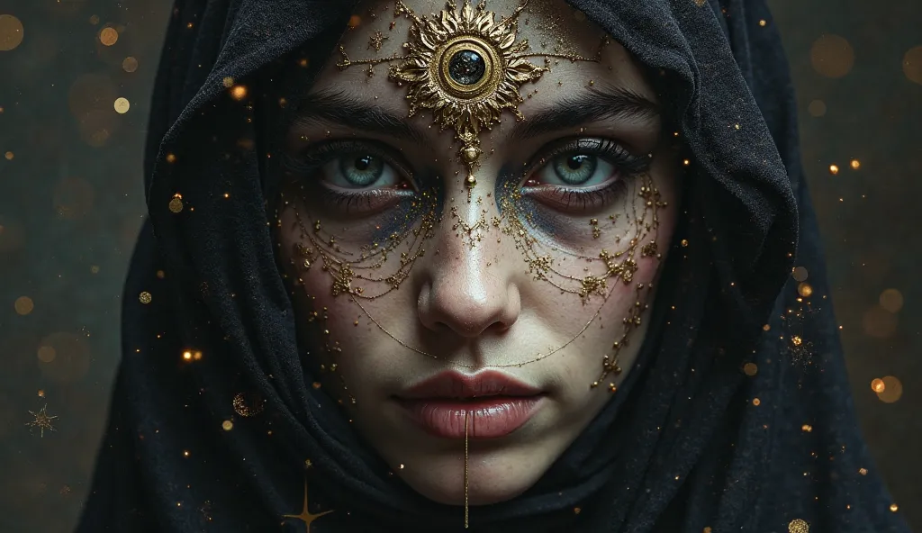 According to the Islamic religion, a study of the face and the unassimilated lineage that refers to the battle between the darkness of the soul and the clarity of the soul