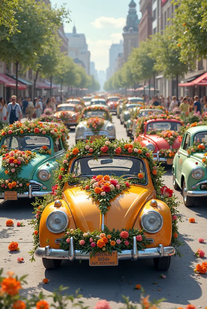 From March 8, cars with flowers