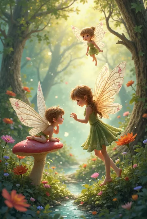 Story of 3 fairy friends 