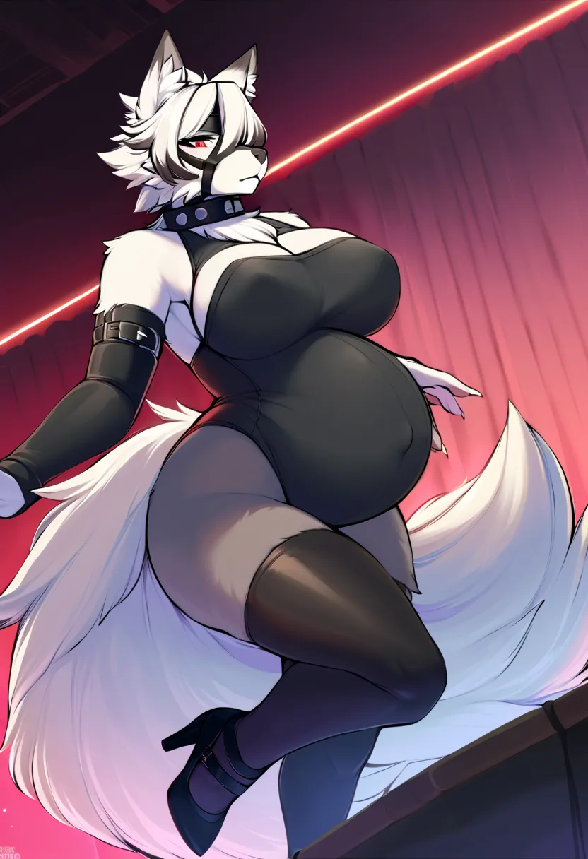 (top quality, best quality, by Iriedono, High-quality illustrations, masterpiece, perfect artwork, cinematic light and shading, 16k, 1080p, uploaded on e621)(kemono, furry, anthro, alone), 1 larger female, (very detailed body, face, tail, arms, hands, legs...