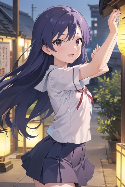 ((masterPiece)), ( best quality ),  Official Art,  highly detailed CG, unity 8k wallPaPer,  more details,
  1 girl in the bush, Chihara Minori,  school uniforms , JumPing with arms to the side, :P, 
 box,  Outdoors ,   Tokyo Tower ,  blue sky, 、 , Kisaragi...