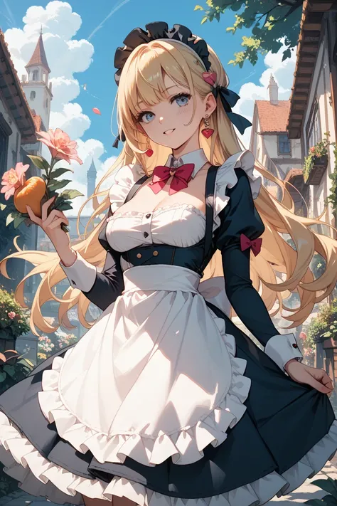 maid wizard blonde