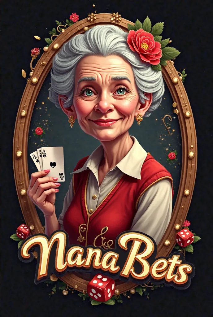 Maka logo logoname-NANA BETS
Keep a old nana with dice crystal cards casino coins
And logo name-NANA BET'S