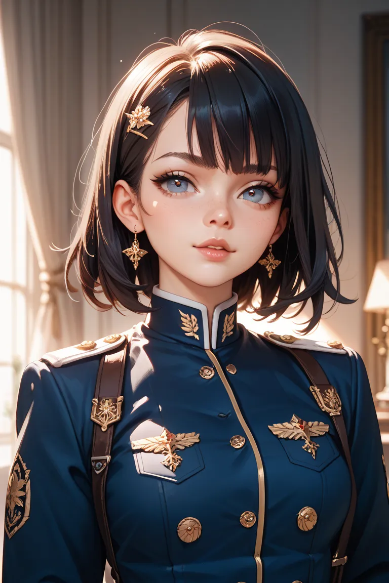 ahe face dark hair long small tits uniform