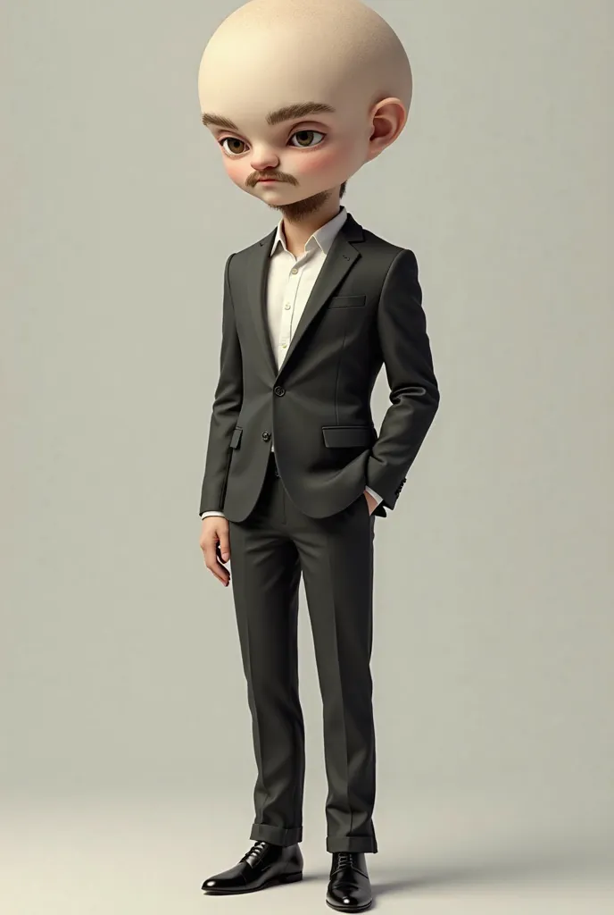 Create a well-dressed guy in his 20s with a mushroom head