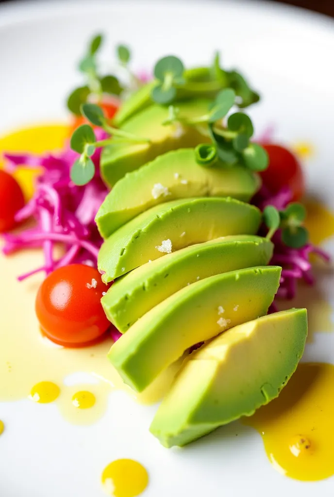 Chef-style avocado salad