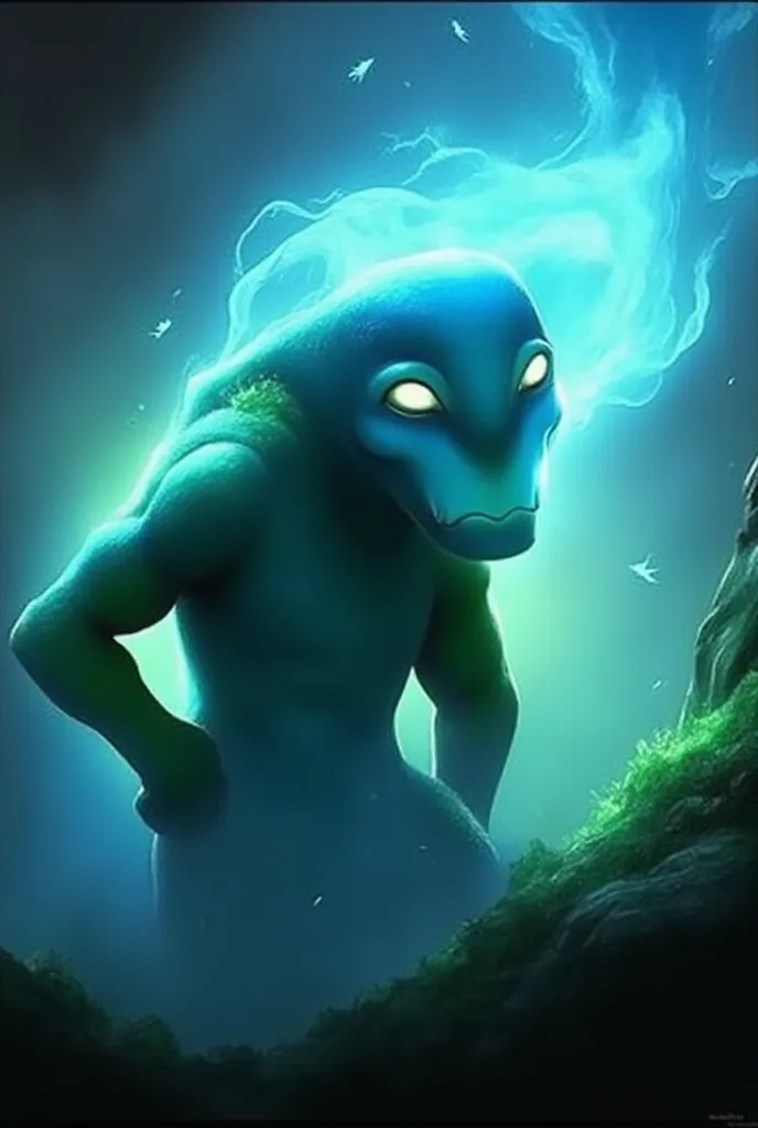 Create a funny image with this Dota 2 character, morphling, Something related to marijuana, That it's funny and good to put in profile