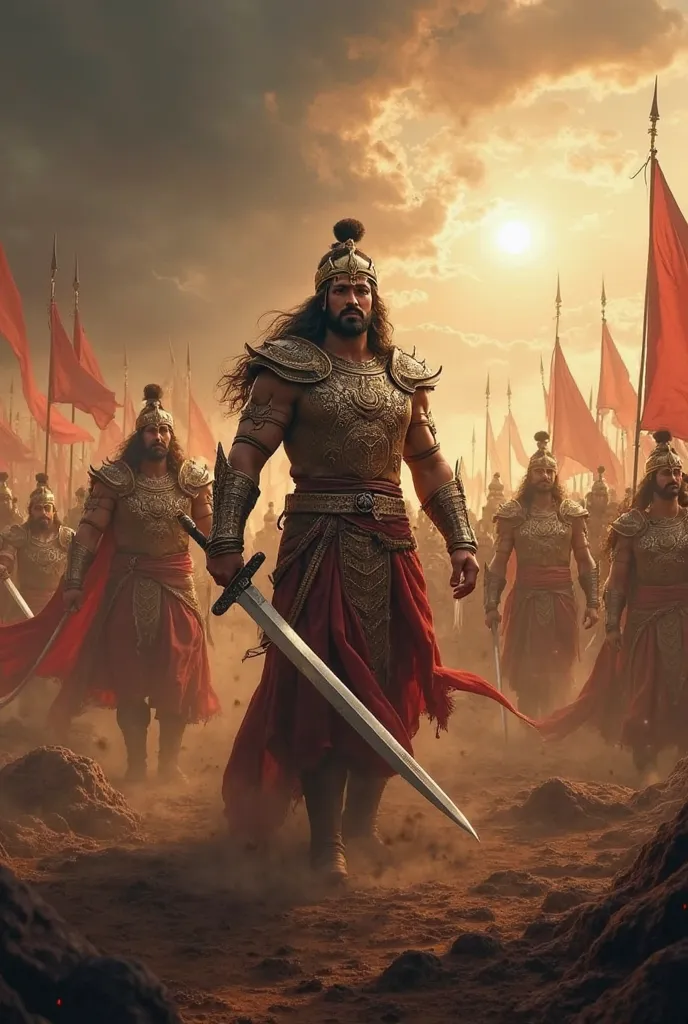 mahabarath war scene