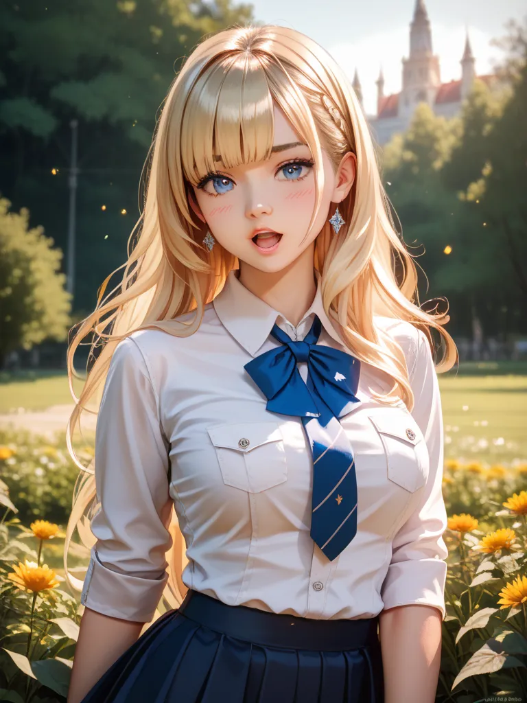 long hair,s,blush,hair,open mouth,bangs,blue eyes,multiple girls,blonde hair,skirt,large s,black hair,eyebrows visible through hair,red eyes,shirt,lonbest quality,4K,8K,high resolution,masterpiece,ultra-detailed,realistic,photorealistic,photo-realistic,HDR...