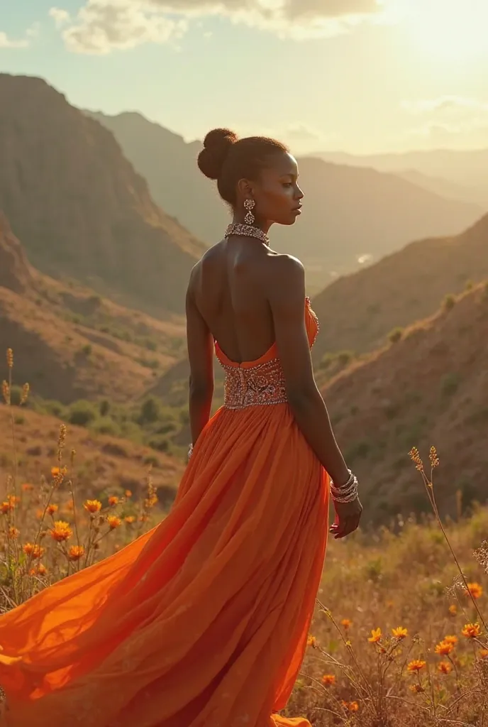 Genre moi un vidéo publicitaire sur un parfum djiboutiennes dans des paysages Est africains.