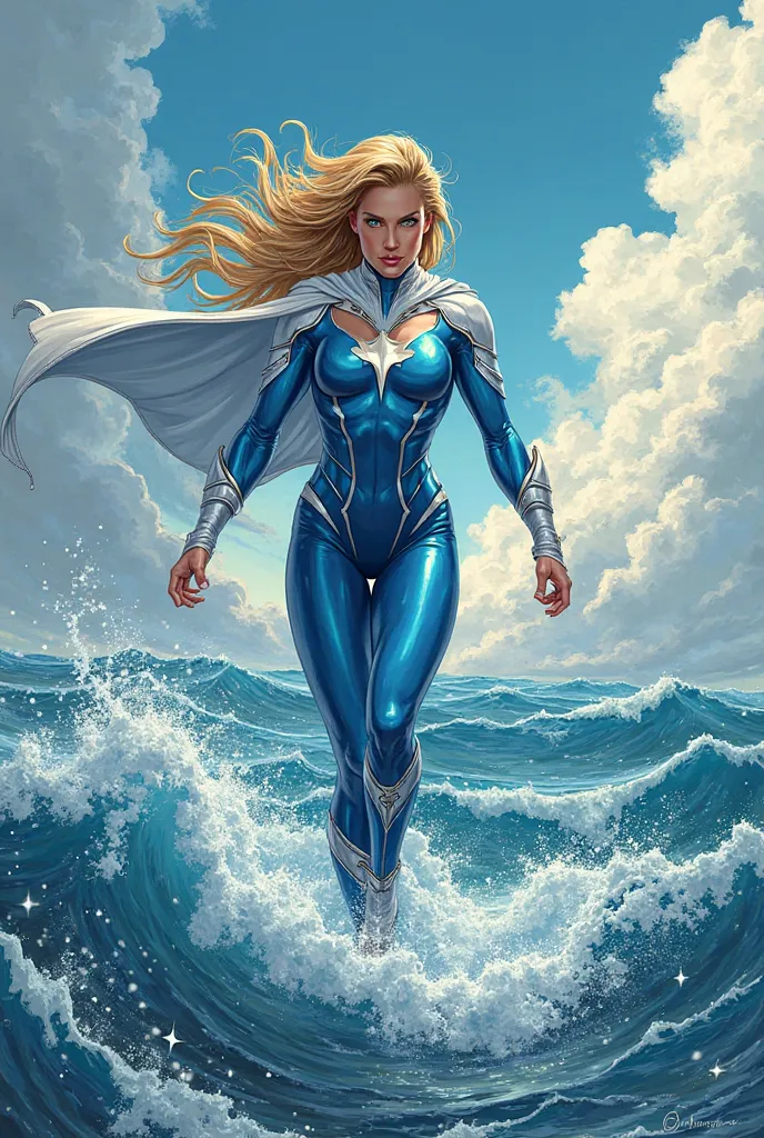 a cover of a comics book with a superhero named seagirl