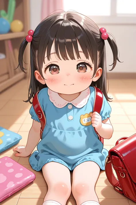 Preschool, Loli, toddler, red bag