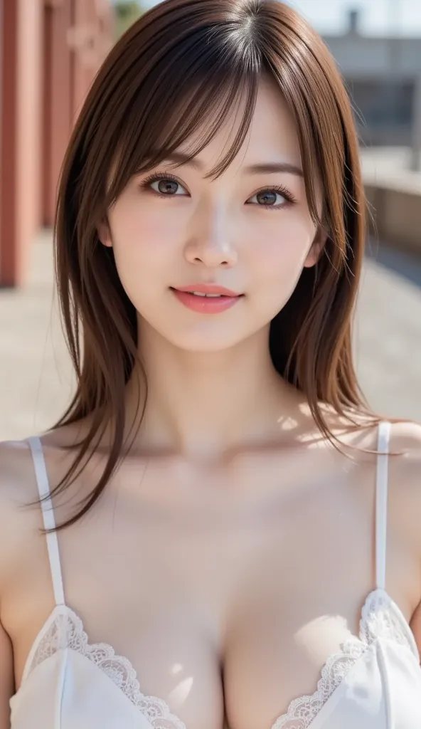 (naked : 1.5), ( No. : 1.5), ( upper body shot : 1.5), (Please soak your shoulders in the outdoor snow viewing bath : 1.5), (  : 1.5)、bungs, smile,   Young and Adorable Japanese Faces  ,  Official Art,  high image quality CG Unity 8k wallpaper,Ultra  high ...