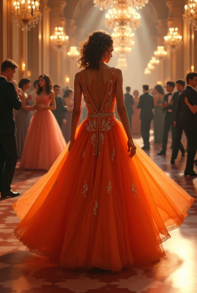 A ball gown, from nostalgia, In the 1980s 