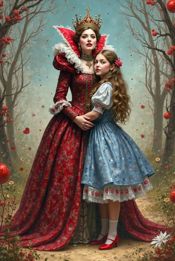 The queen of hearts switches bodies with Dorothy