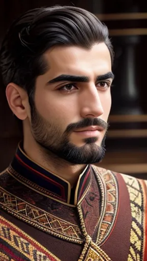  A Man.    Armenian focus on the face 