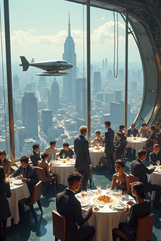 restaurant in the air (sci-fi)