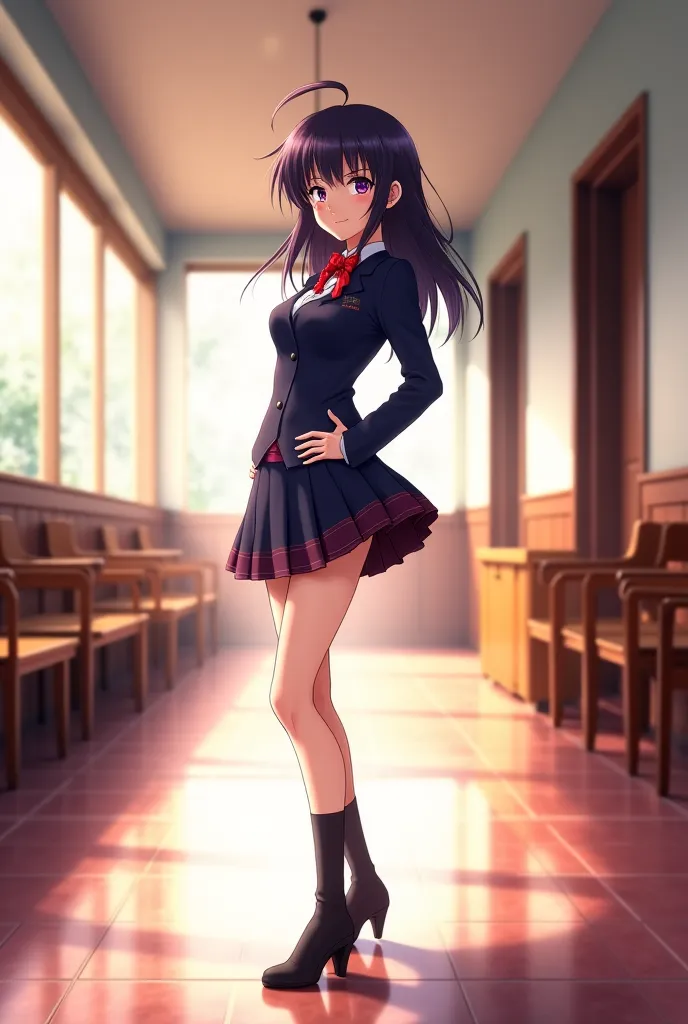 Generate an Akeno high school dxd image