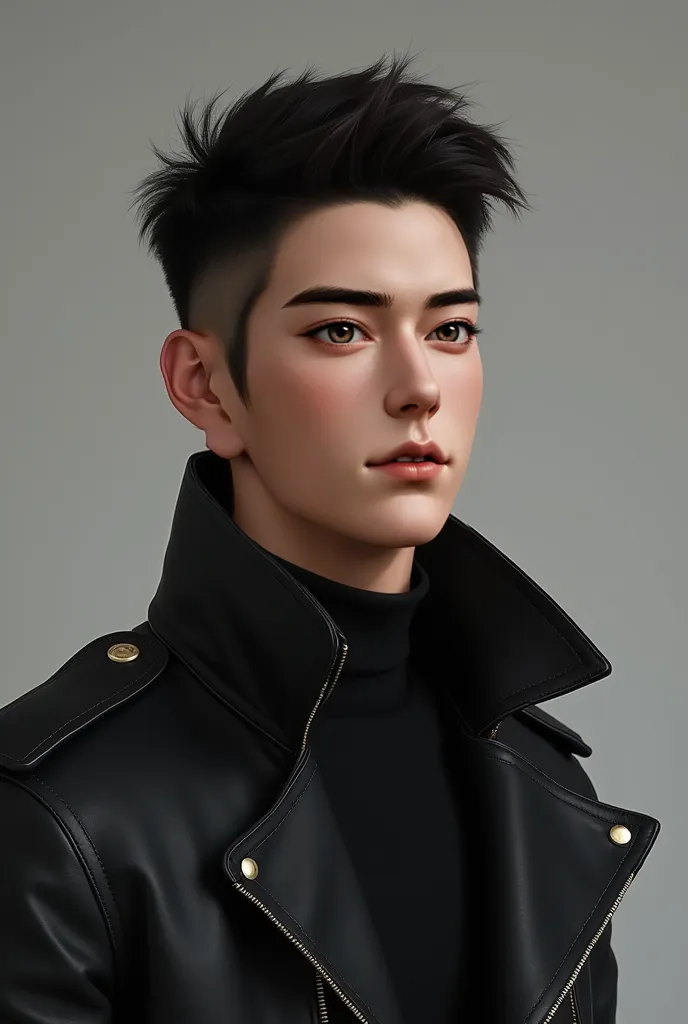 Create virtual images with his face and hairstyle(black) like in the picture
- **Figure:** Tall, about **185 cm.** His body used to be strong and well-proportioned like an athlete. He had well-shaped muscles (not big) from racing practice and regular exerc...