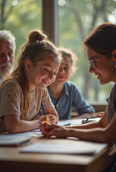 

1. A girl sitting at a table studying while her parents look at her proudly.


2. A female colleague or athlete being criticized by the same type of people..   I want both picture funny type for memes