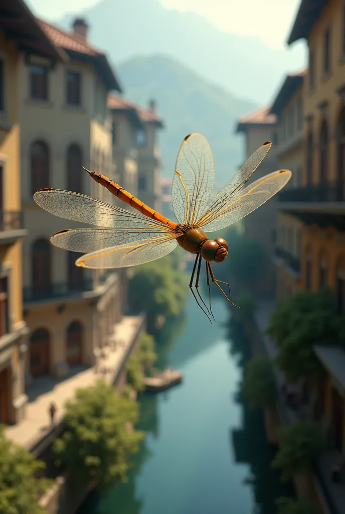 Dragon fly in old Tbilisi