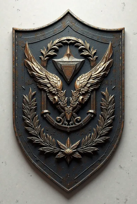 It's supposed to look like an emblem of a military unit and not something like that some cool Logo with the inscription 