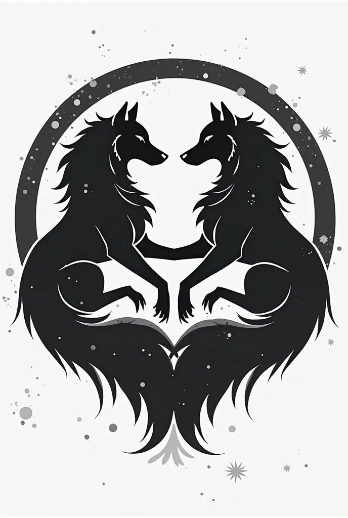 Deux loups logo