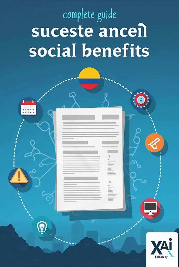 bytada Optimizada para el eBook: "complete guide to payroll and social benefits in Colombia"
Visual Design
Background:
Gradiente vertical de blue oscuro (#1E3A8A) en la parte superior a blue claro (#60A5FA) on the bottom, symbolizing trust and clarity.
At ...