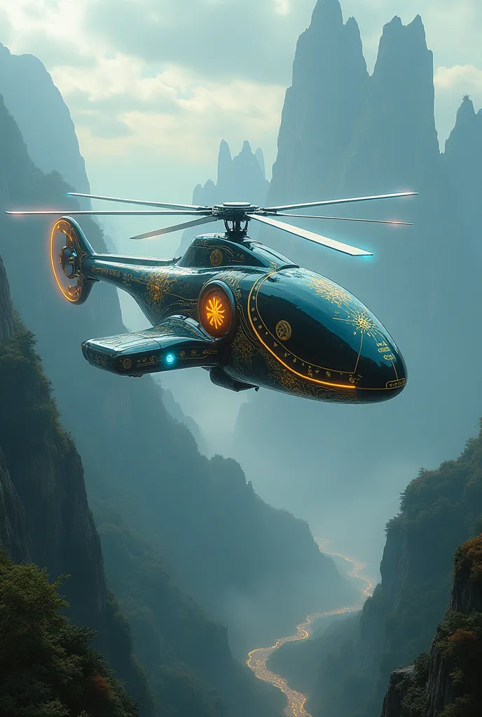 Fantasy helicopter