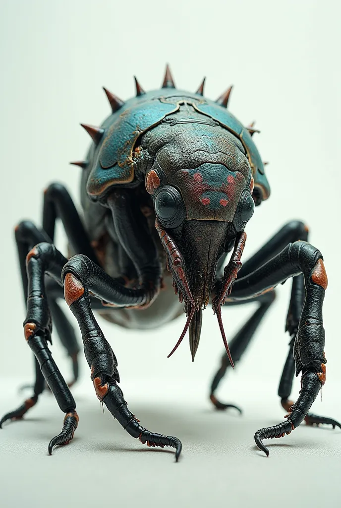 Insect, sting, grotesque appearance, hyper-detailed style, human greatness, optimal proportions
