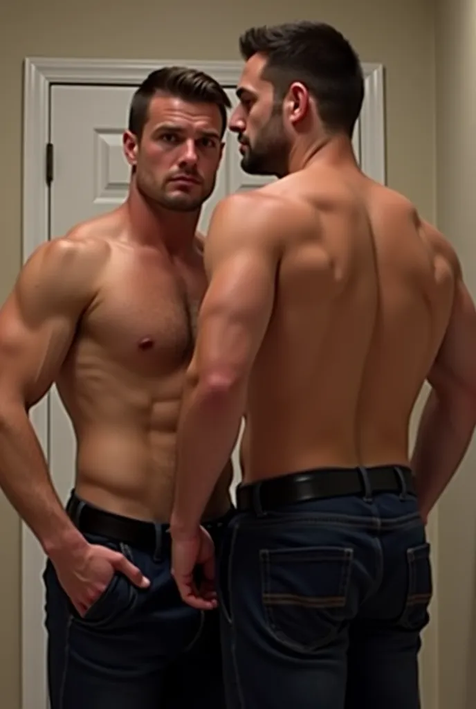 Let 2 handsome and muscular male cops have gay sexi naked 18+