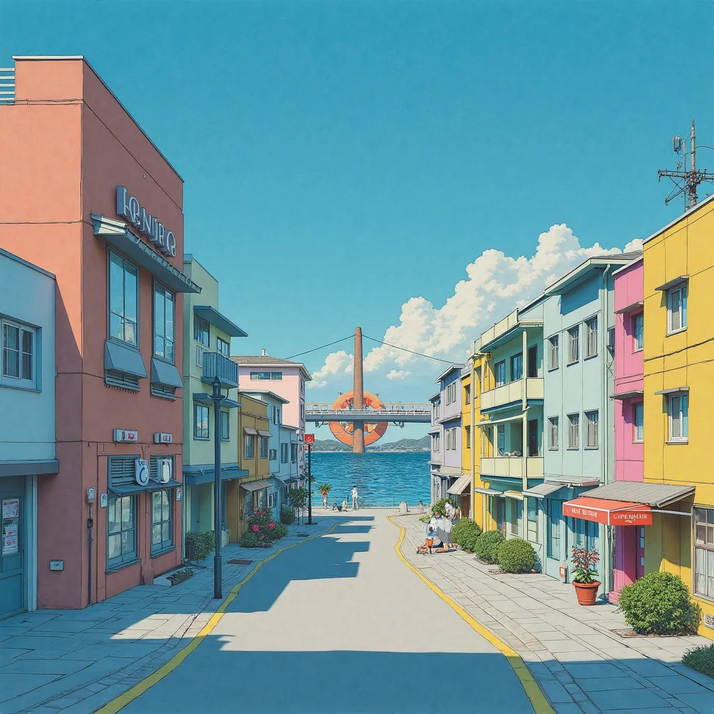 hirhiroshi nagai painting. City