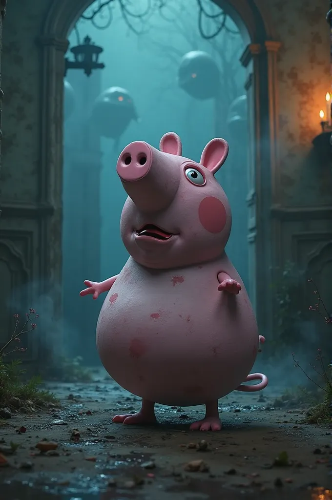 Peppa Pig spooky pregnant 