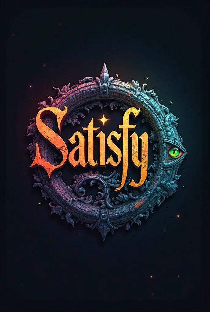 Logo:

The word "Satisfy" is in a dark color (charcoal gray, deep blue, or black) to create a deep, mysterious feeling.
"Free" bursts with bright colors (orange, yellow, neon green) representing self-empowerment and strength.
"Doom" carries a deep, mysteri...