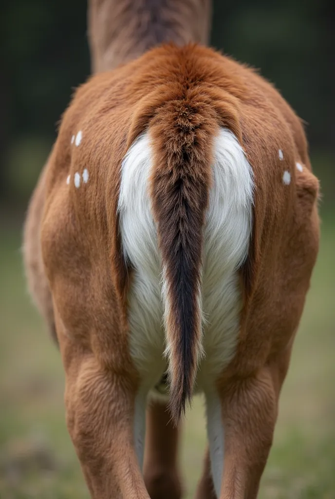 deer，Butt Close-up