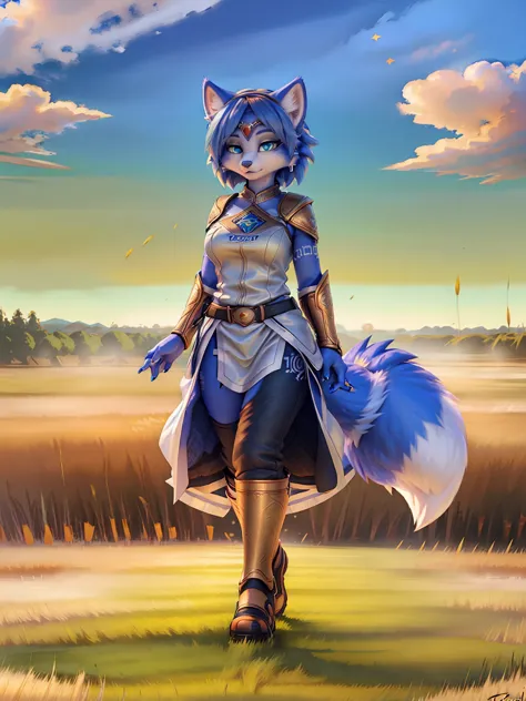 A beautiful and detailed (cute picture) from ((krystal)), Star Fox krystal,   green eyes, medium breasts, (((Long blue hair 1.3))),  anthro, Fuzzy, (from Fluff-Kevlar, Bayard Wu,  personalami , Pino Daeni),  detailed Fluffy fur, detailed face, (Fluffy),  1...