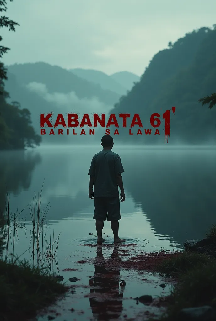 The font only thats written “ kabanata 61: Barilan sa Lawa” Make a bloody small font only