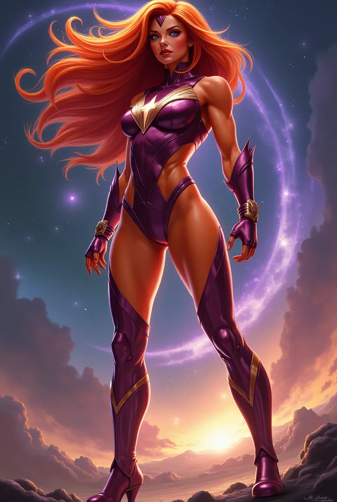 Starfire, feet,