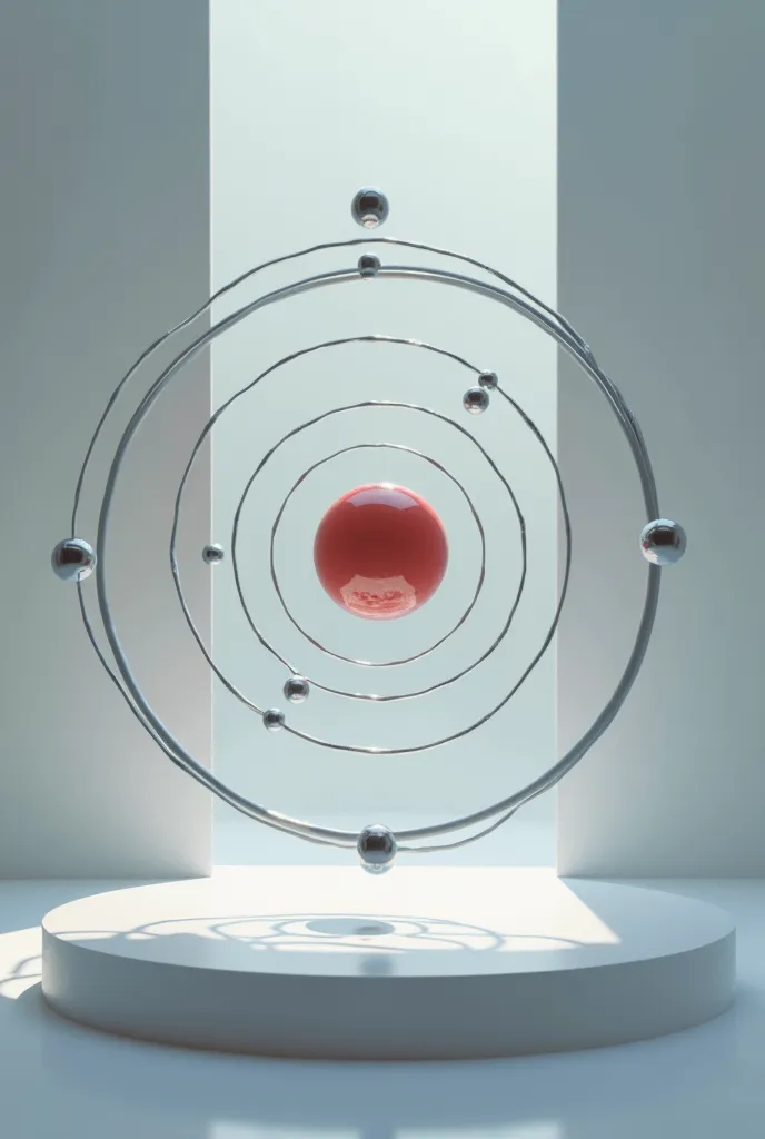 rutherford - bohr model of the Sodium atom, looks simple