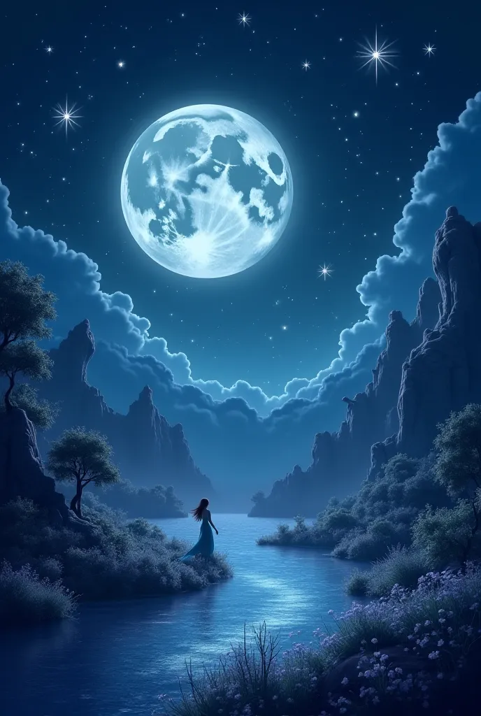 Fairy tale moon star