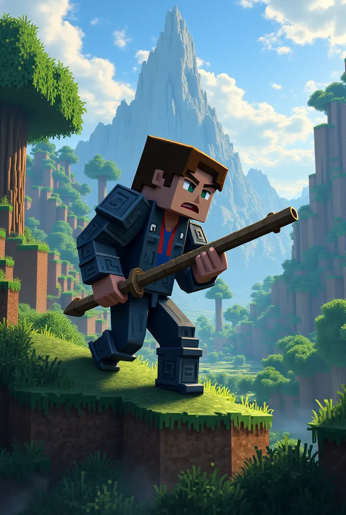 PROFILE PICTURE WRITTEN FIGHT VALLEY PLUS MINECRAFT IN THE BACKGROUND