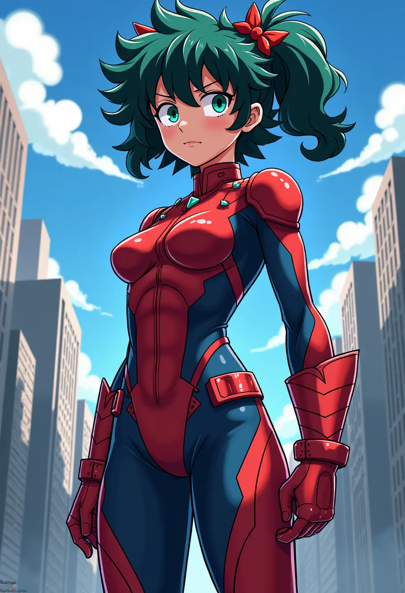 Do the girl my hero Academia style 