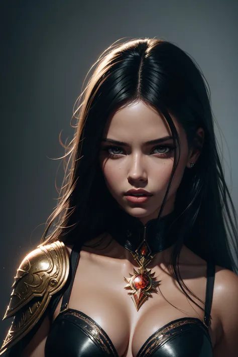 Adriana Lima, 3 9 9 0 s, highly detailed, digital painting, artstation, smooth, sharp focus, illustration, art by wlop, charlie bowater and alexandra fomina, 36k