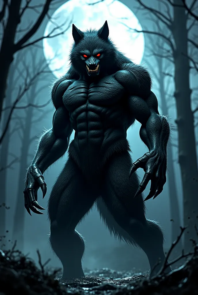 3D cover of a comic called Wolfman 