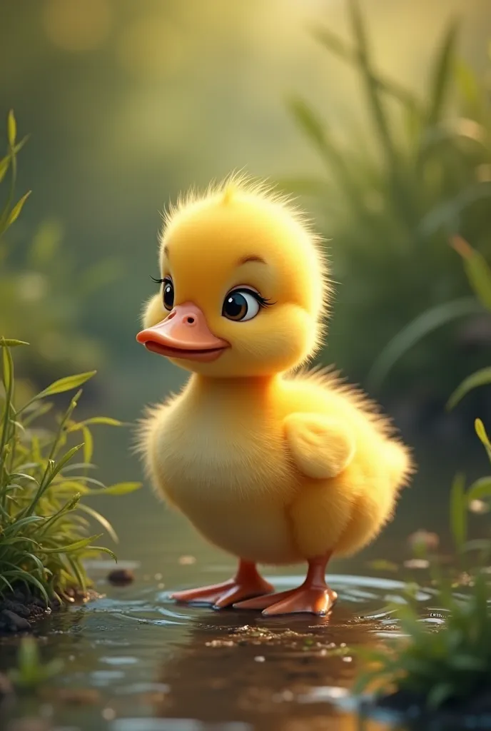 CREATE AN IMAGE OF A DUCKLING 