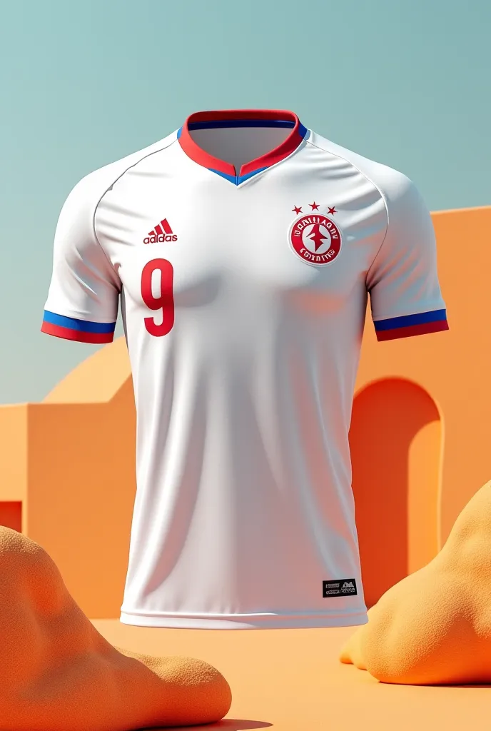 A tunisian white adidas football kit