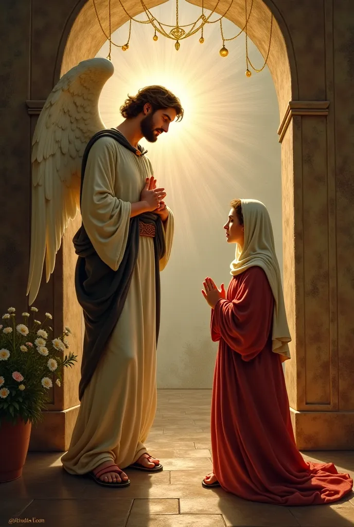 Annunciation of the angel Gabriel to Our Lady 