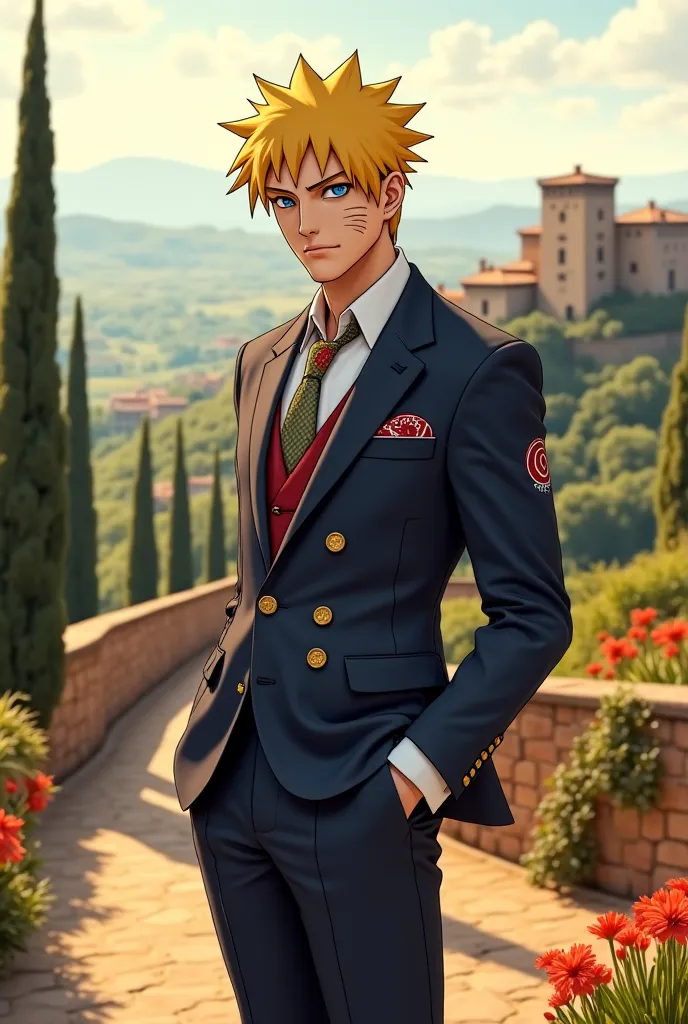 Naruto in Traditional Italian men Clothes