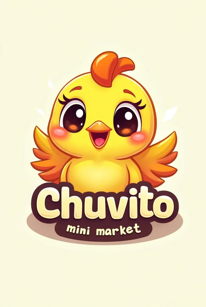 Eye-catching logo that says "Chuvito Mini Market" 